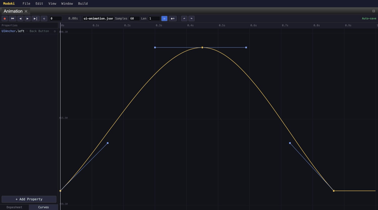 Animation & curve editor