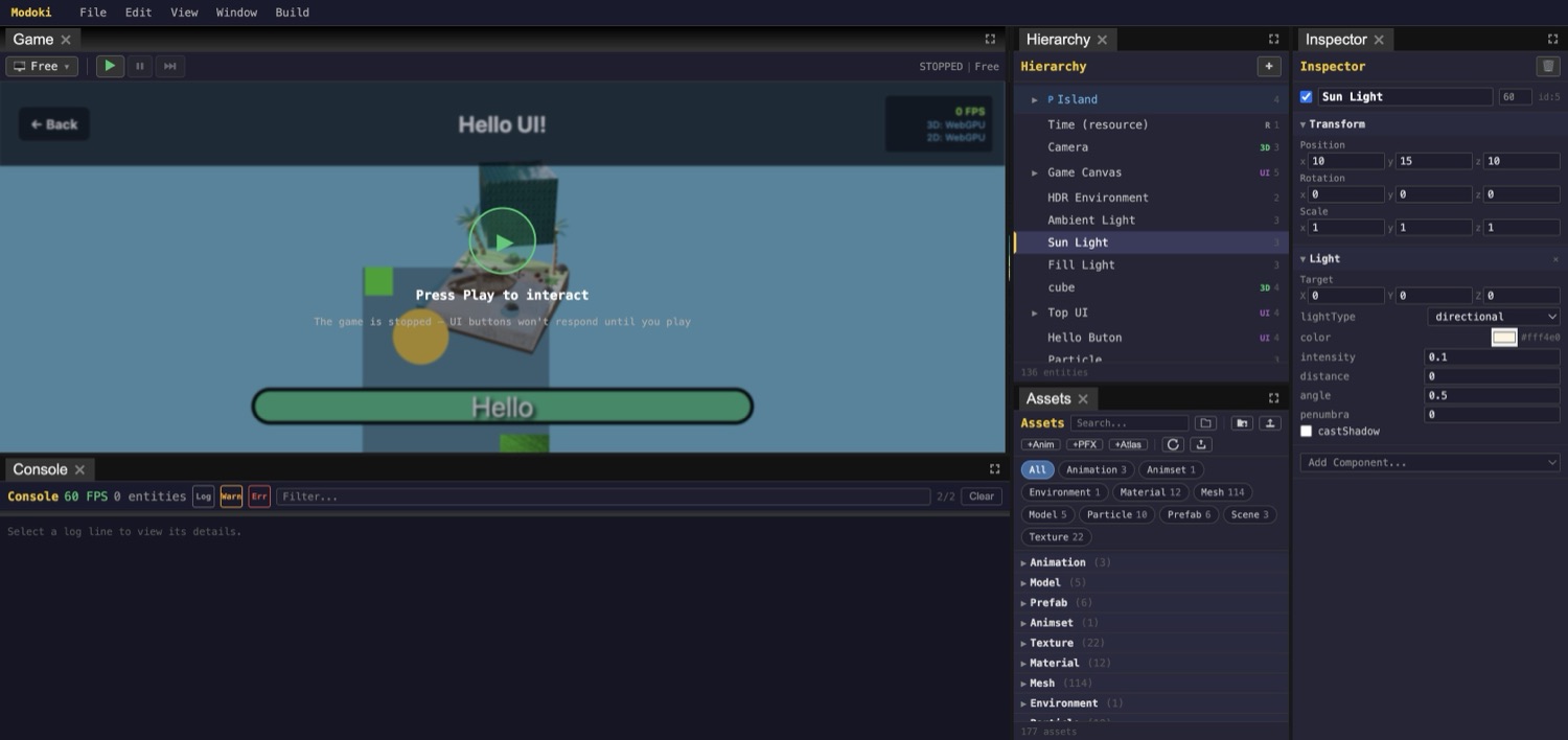 Hierarchy & Inspector