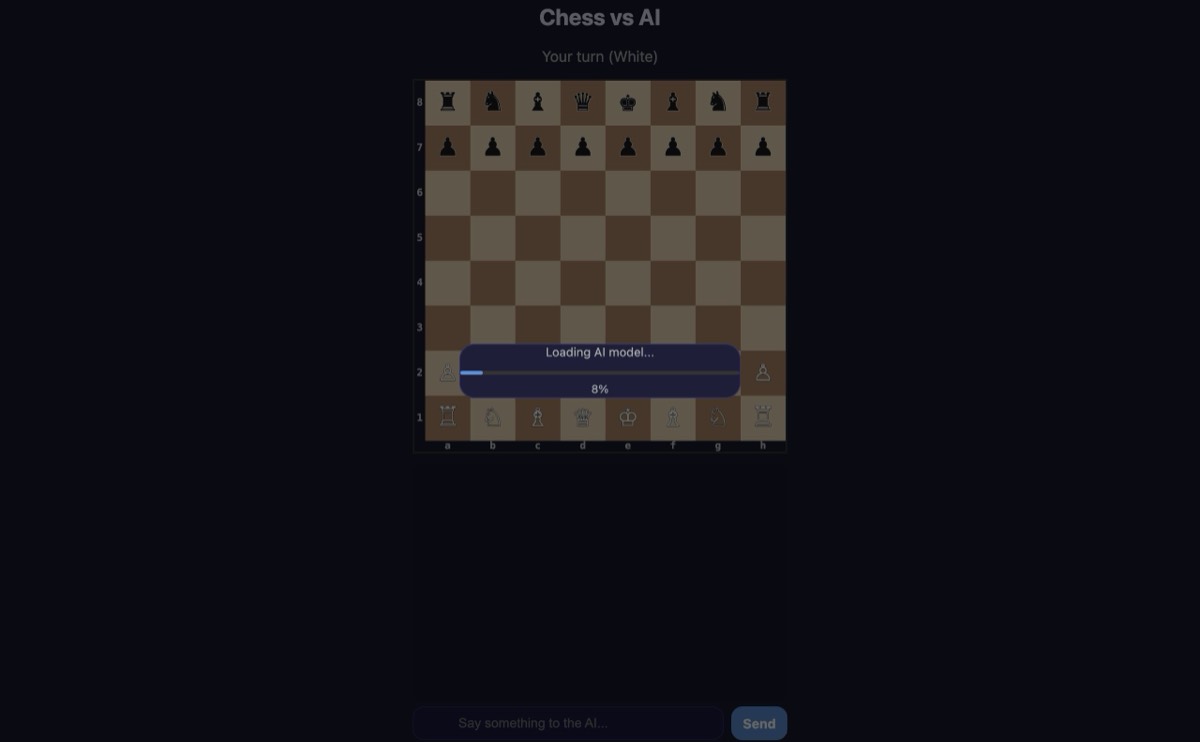 Chess vs AI — 2D board with on-device LLM opponent